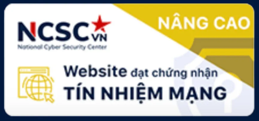 Chứng nhận Website tín nhiệm mạng NCSC