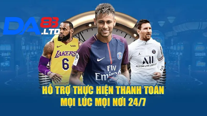 Hỗ trợ khách hàng nạp rút 24/7